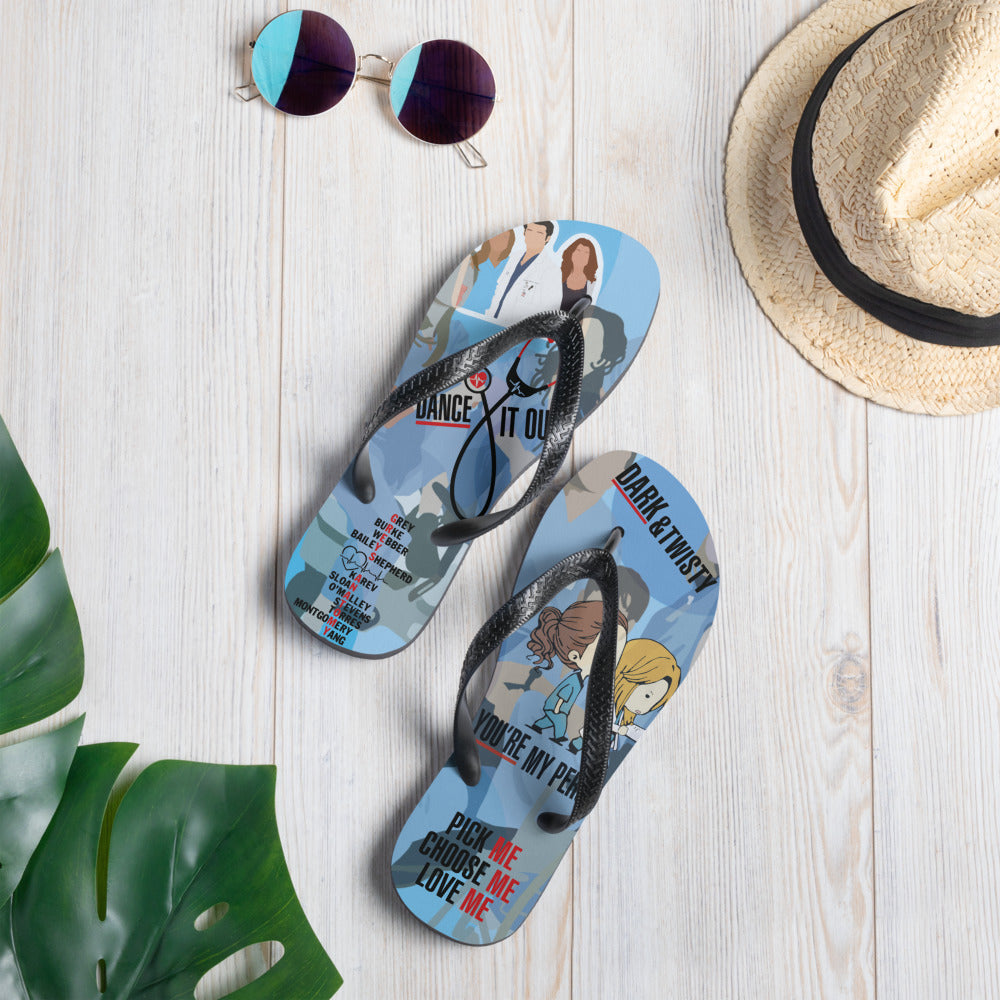 Greys Flip-Flops You're my person